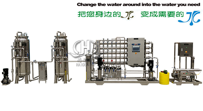 1 ton with steam automatic two stage reverse osmosis purification water system (with pasteurization). JPG